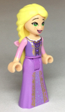 LEGO dp061 Rapunzel - Gold Laced Dress and Flower in Hair