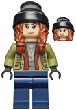 LEGO jw078 Maisie Lockwood - Olive Green Jacket, Black Beanie