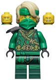 LEGO njo682 Lloyd - The Island, Mask and Hair with Bandana, Armor Shoulder Pad