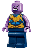 LEGO sh859 Thanos - Dark Blue Legs Plain, Medium Lavender Arms, No Helmet